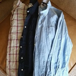 3 (3XL) button down shirts